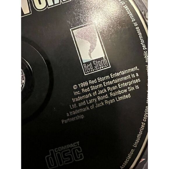 Tom Clancy's Rainbow Six (Sony PS1, 1999) Complete Black Label Playstation 1 - Picture 10 of 10